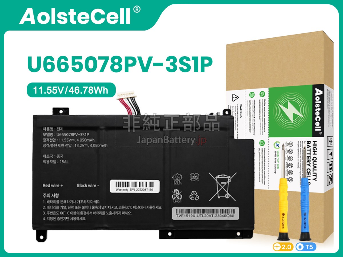 AolsteCell 655077-3S バッテリー交換