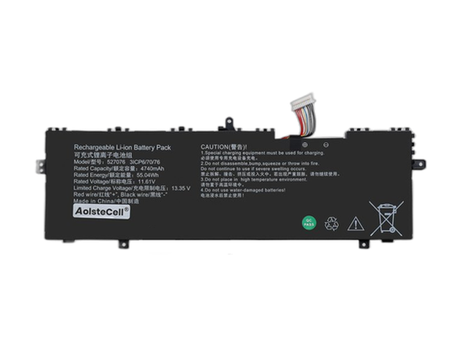 AolsteCell 527076 ノートPCバッテリー
