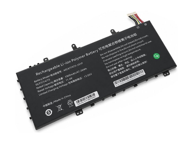 AolsteCell AEC677475-3S1P ノートPCバッテリー