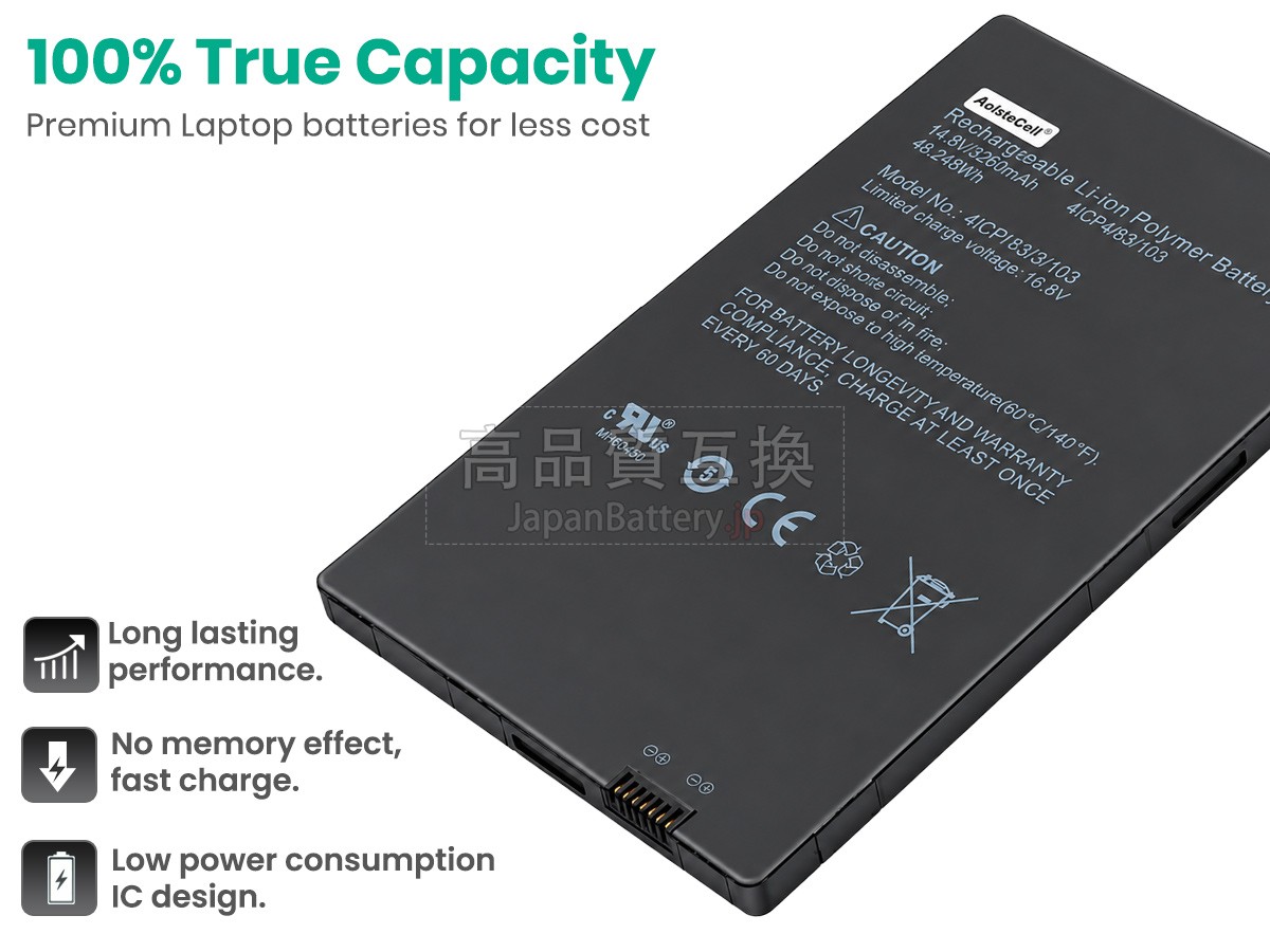 Careview 4ICP/83/3/103 バッテリー交換