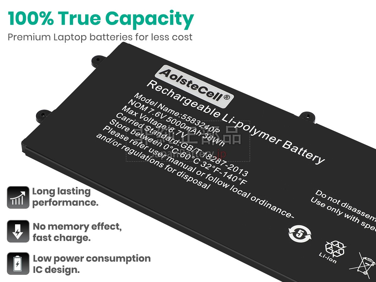 Cooyes 5583240P バッテリー交換