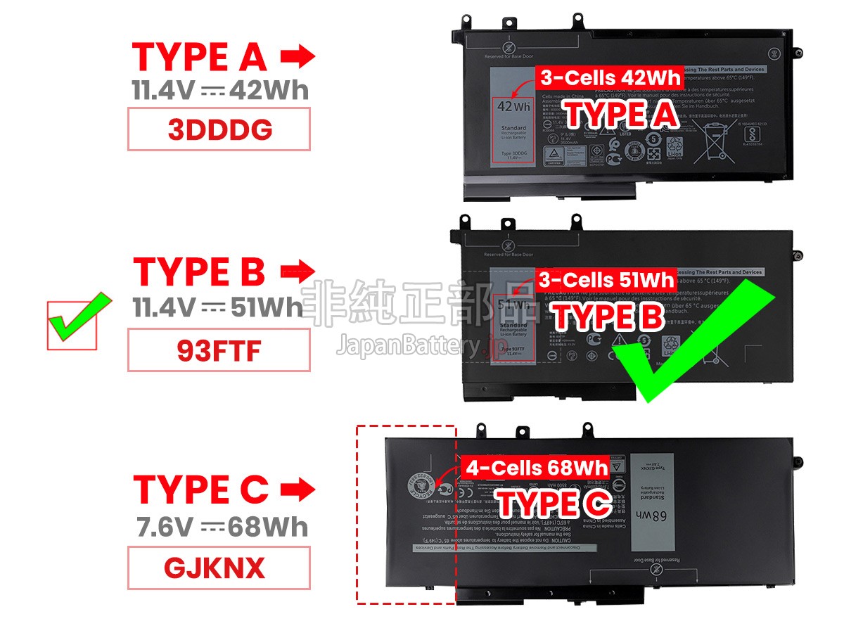 新品 Dell Latitude 5491 バッテリー交換 | JapanBattery.jp