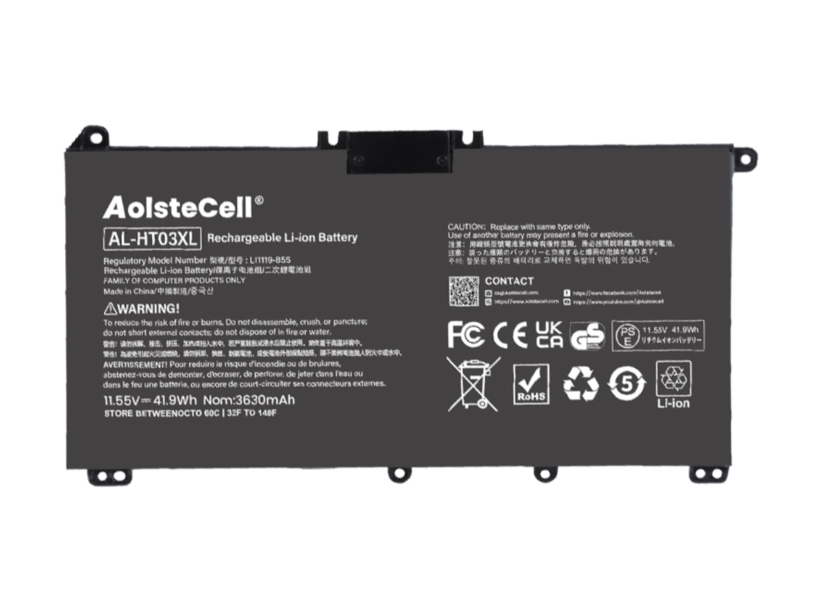 HP HT03XL バッテリー交換