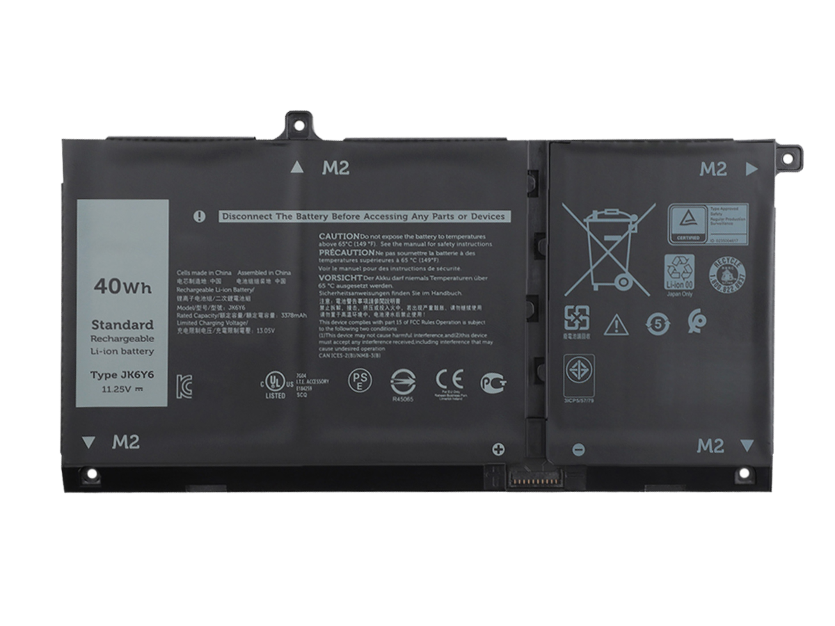 Dell JK6Y6 バッテリー交換