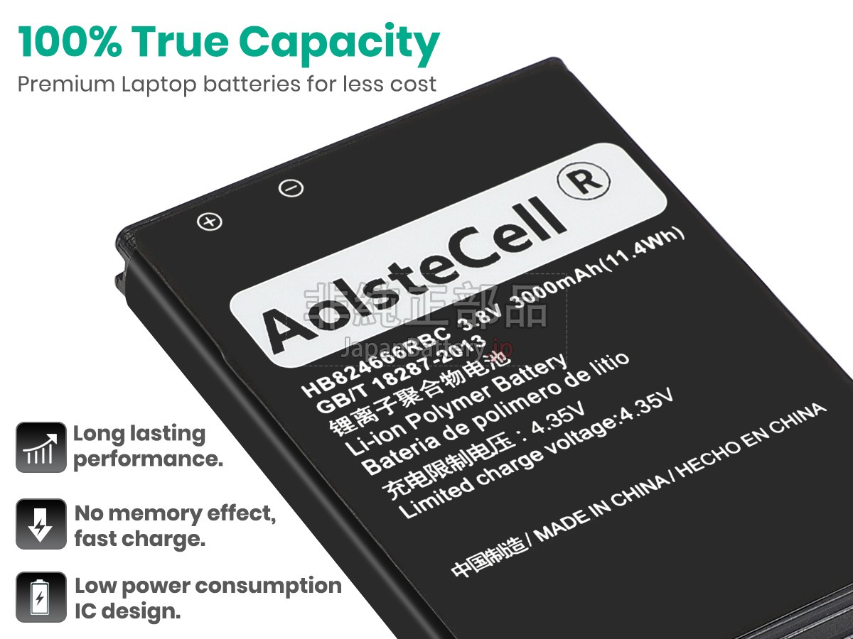 Huawei HB824666RBC バッテリー交換