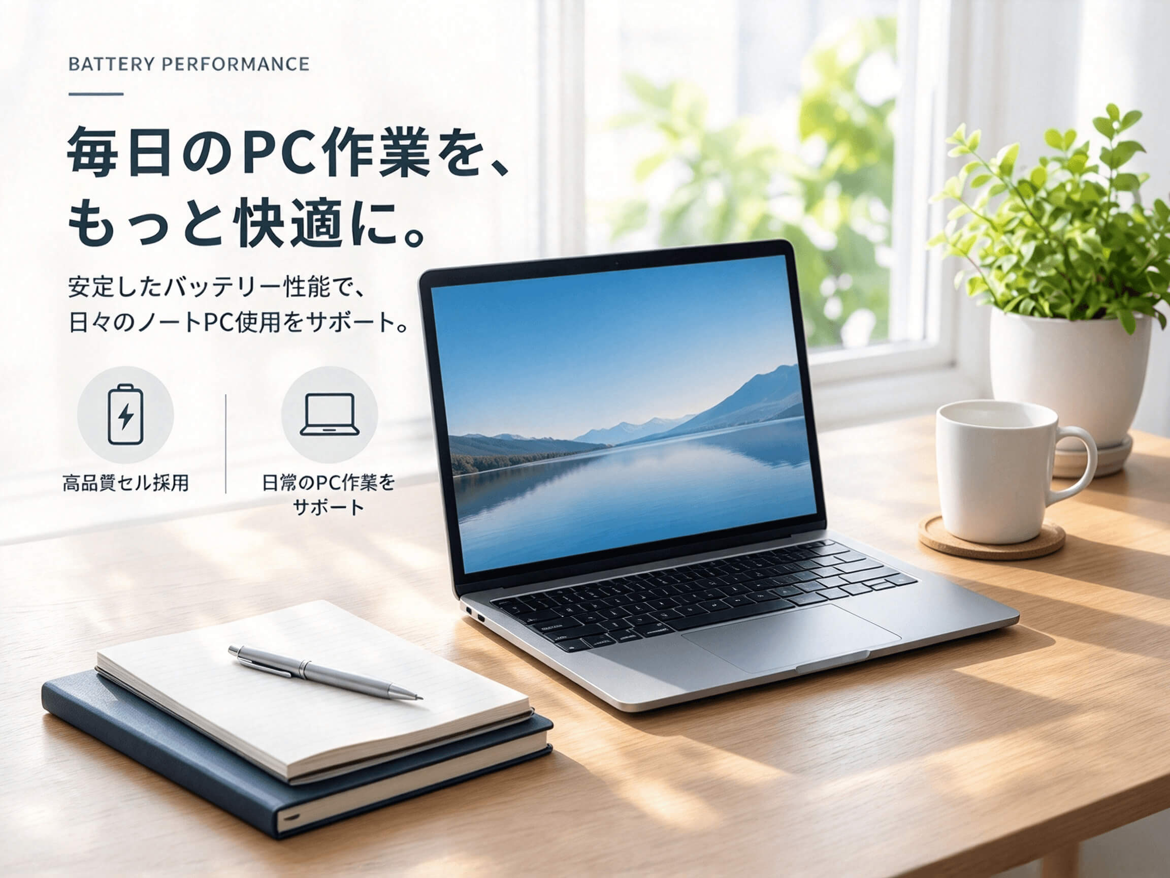 安定したバッテリー性能