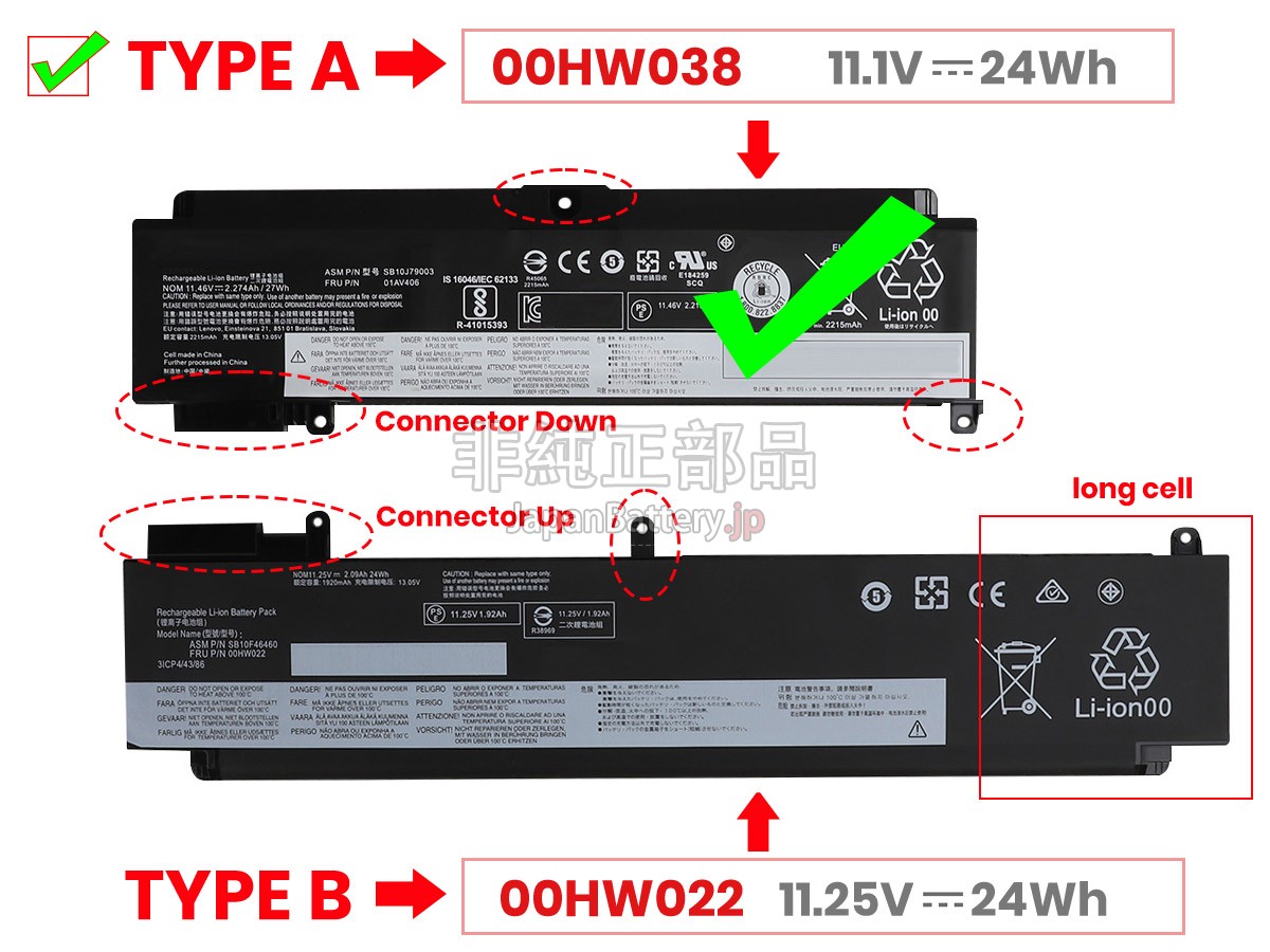 新品 Lenovo ThinkPad T470S 20HF000V バッテリー交換 | JapanBattery.jp