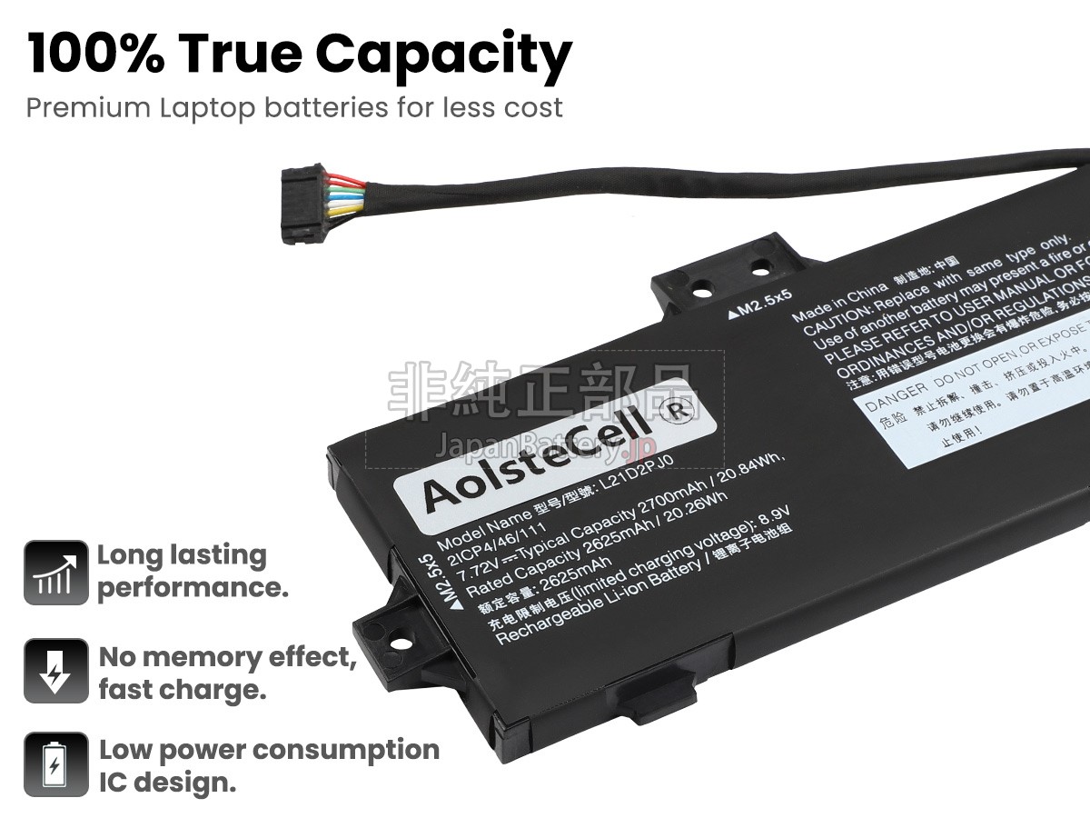 Lenovo L21D2PJ0 バッテリー交換