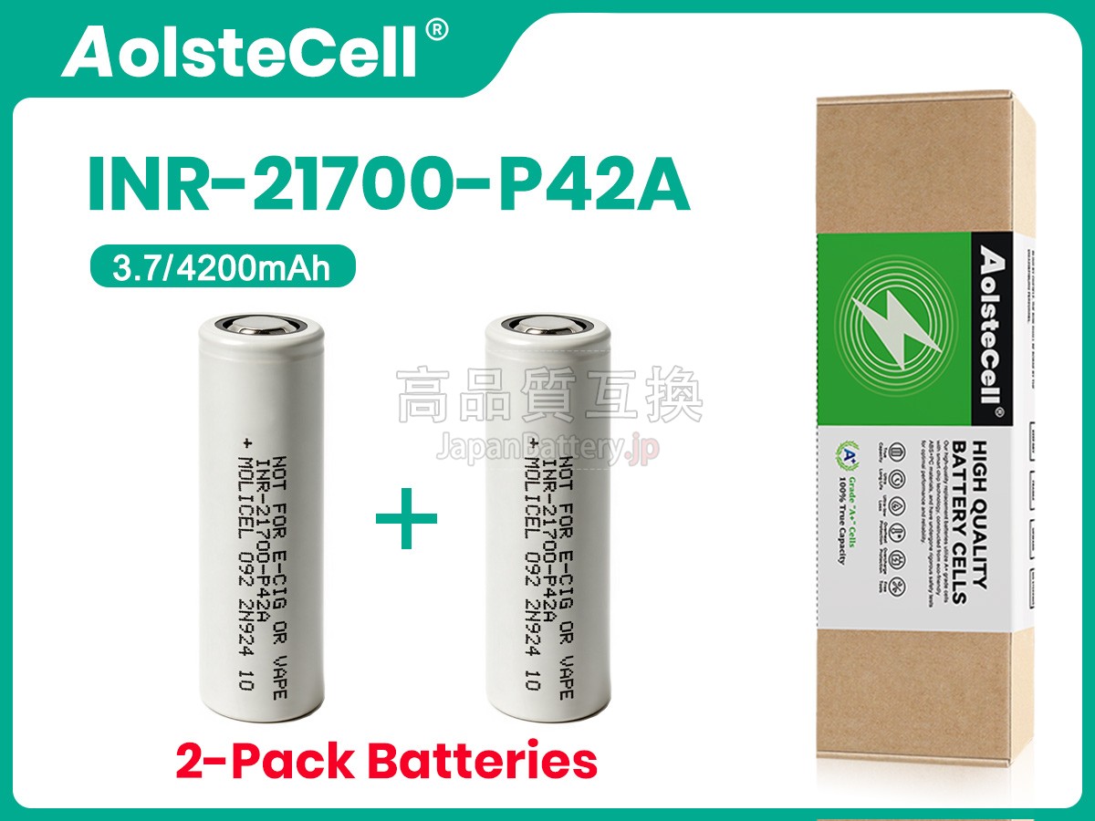 Molicel INR-21700-P42A バッテリー交換