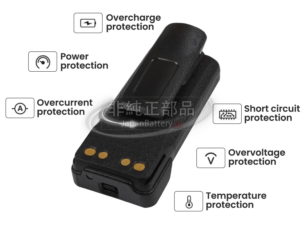 Motorola PMNN4412 バッテリー交換