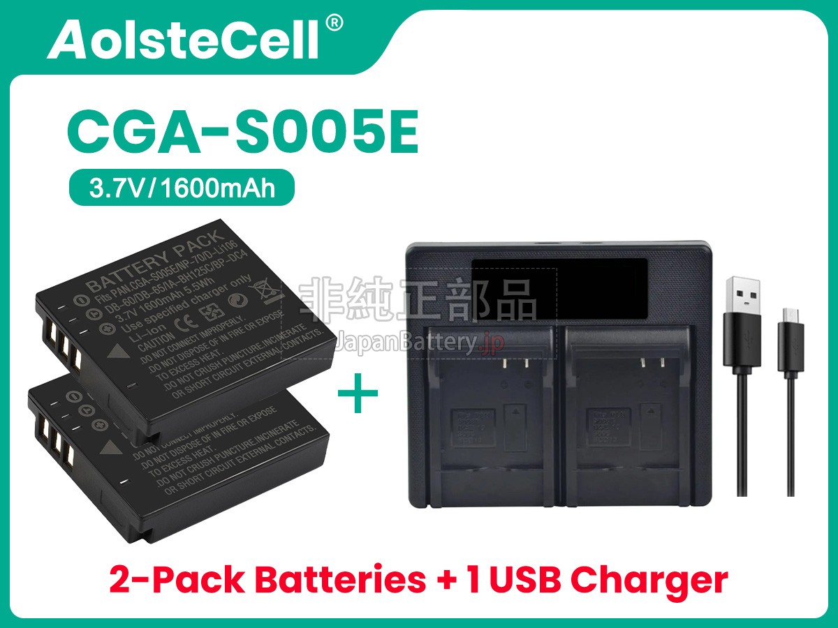 Panasonic CGA-S005E バッテリー交換