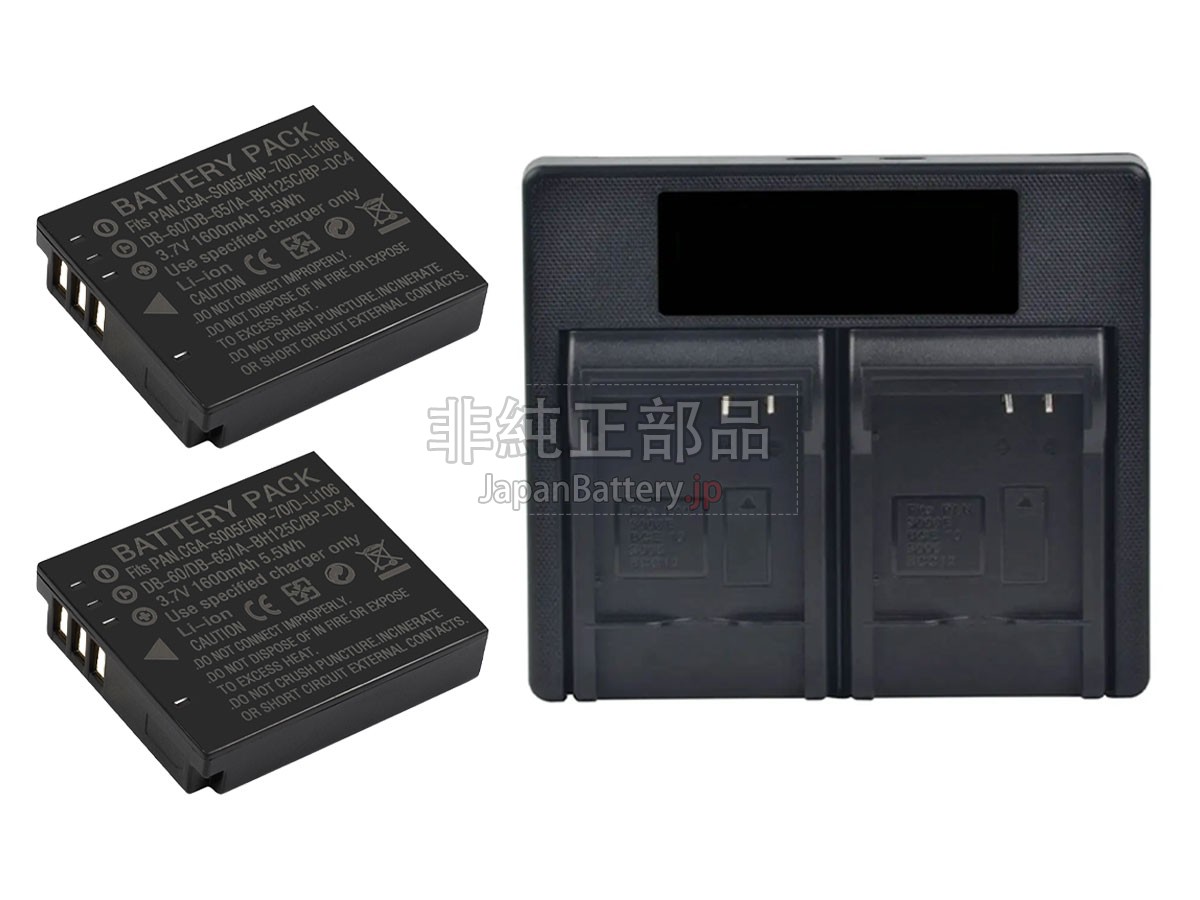 Panasonic CGA-S005E バッテリー交換