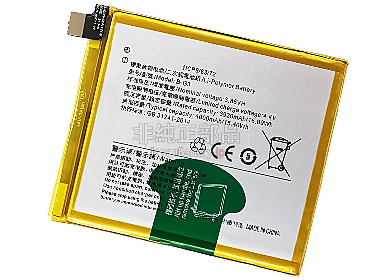Vivo B-G3 バッテリー交換