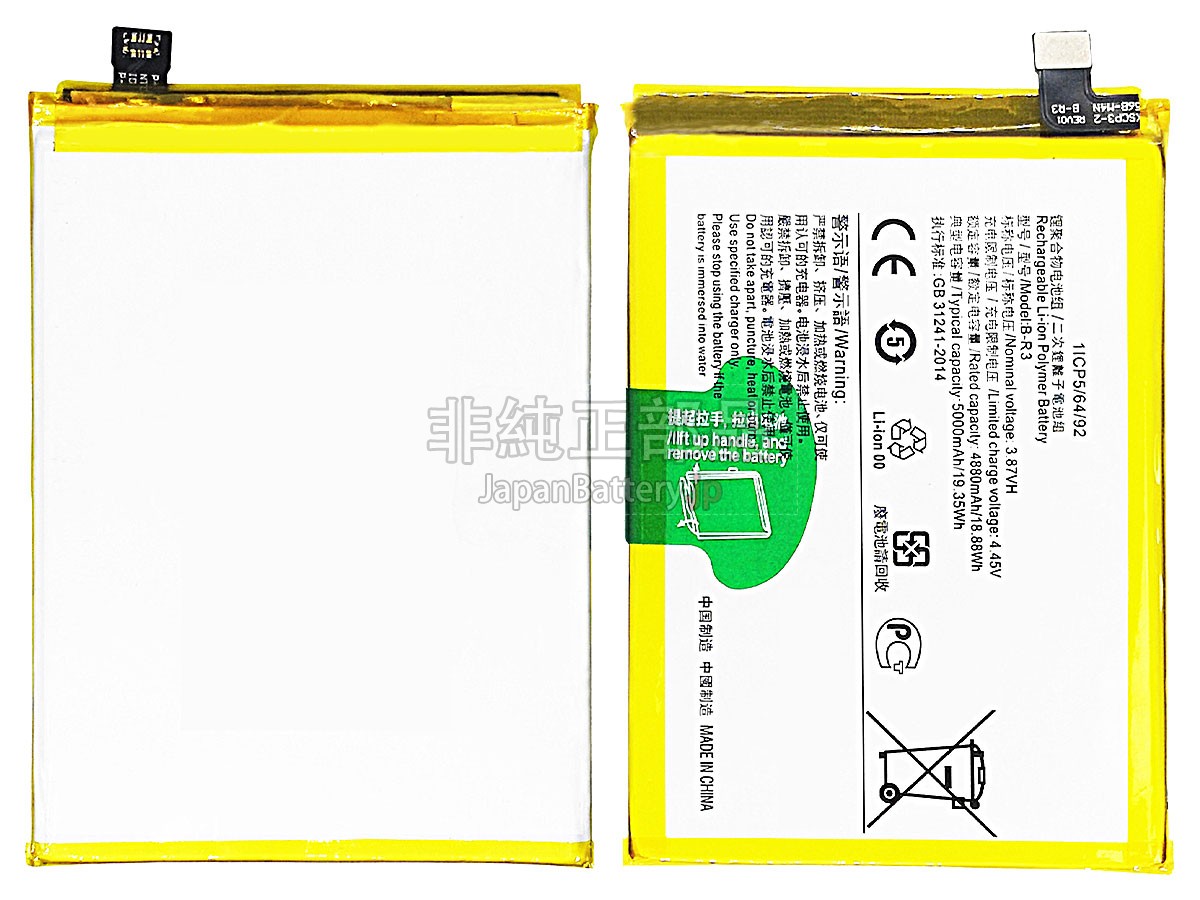 Vivo B-R3 バッテリー交換